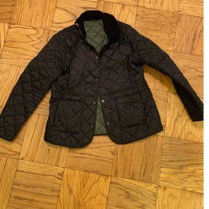 Barbour Women's quilted jacket in size 10 in black